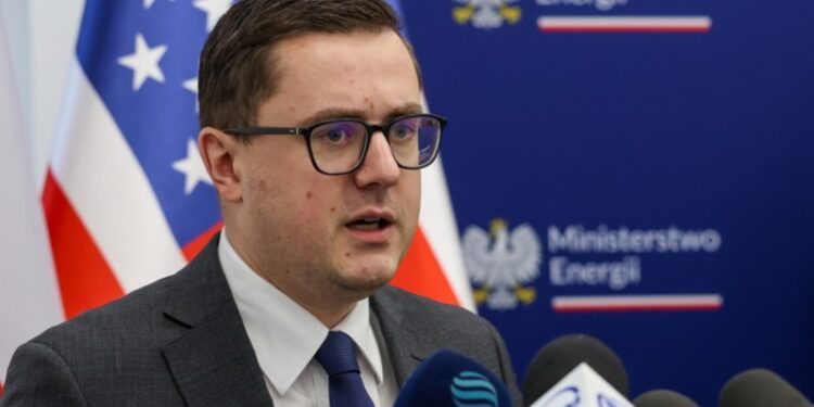 31.10.2025. Warszawa. Na zdjęciu: Miłosz Motyka - minister energii / Fot. PAP/Albert Zawada