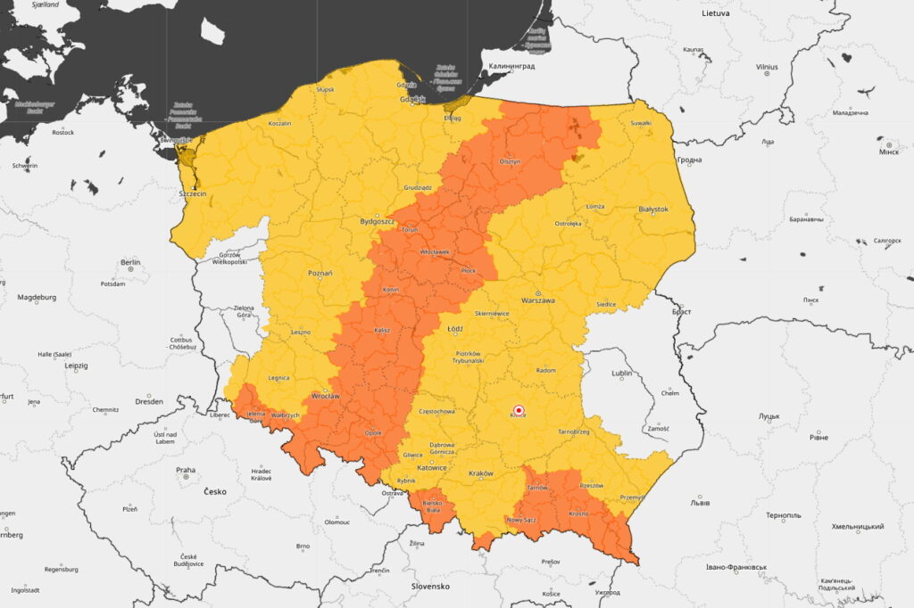 Niż podzieli kraj. Świętokrzyskie na granicy stref - Radio Kielce
