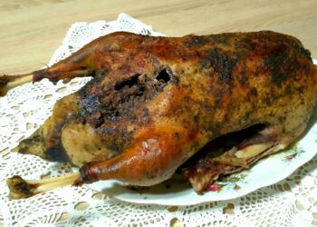 Gęś nadziewana / Fot. ŚODR