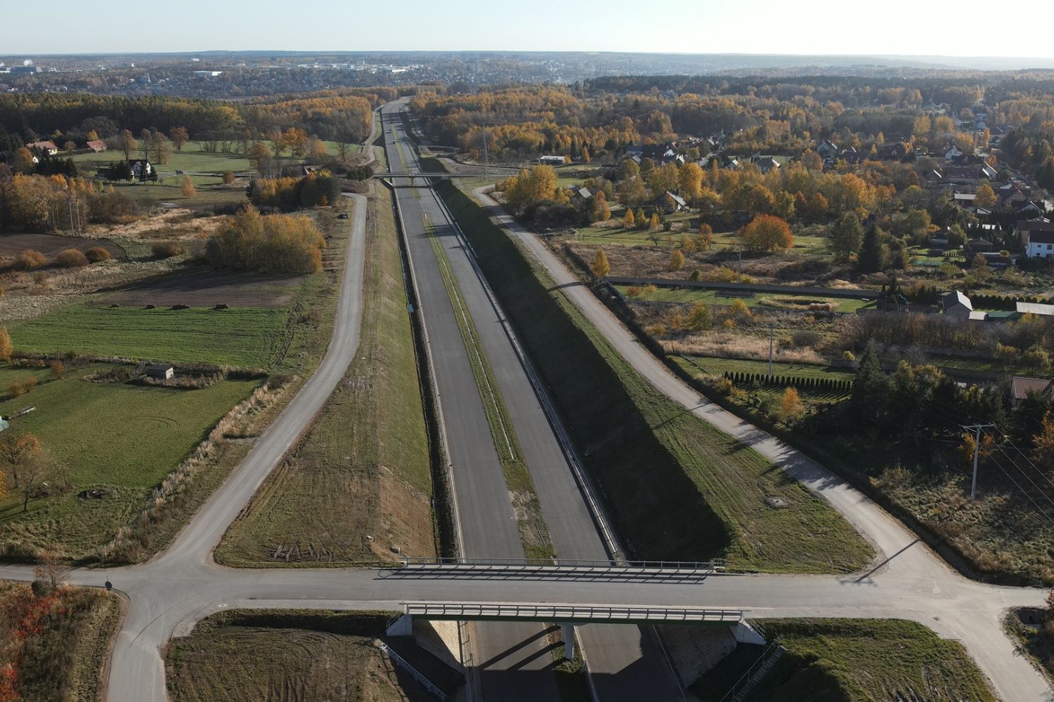 Coraz bliżej otwarcia obwodnicy Wąchocka - Radio Kielce Budowa obwodnicy Wąchocka / Fot. GDDKiA