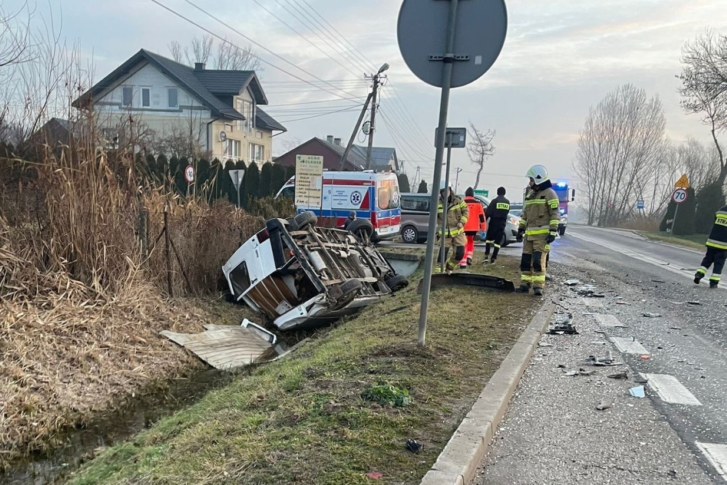Śmiertelny wypadek na trasie krajowej nr 79
