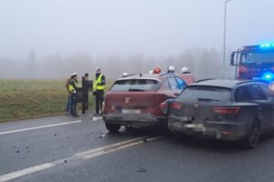 20.12.2025. Sandomierz. Wypadek / źródło: policja