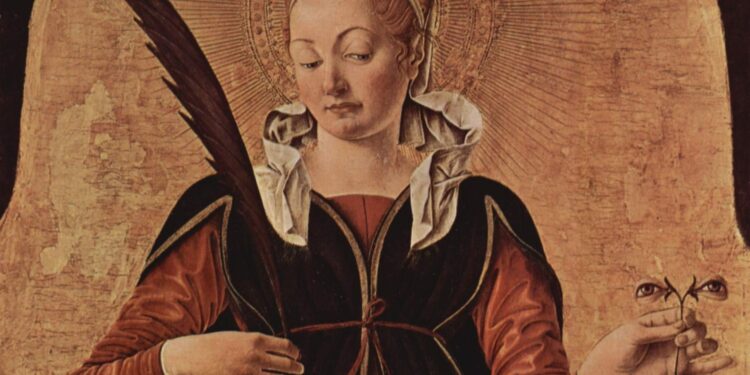 Święta Łuca dnia przyrzuca...