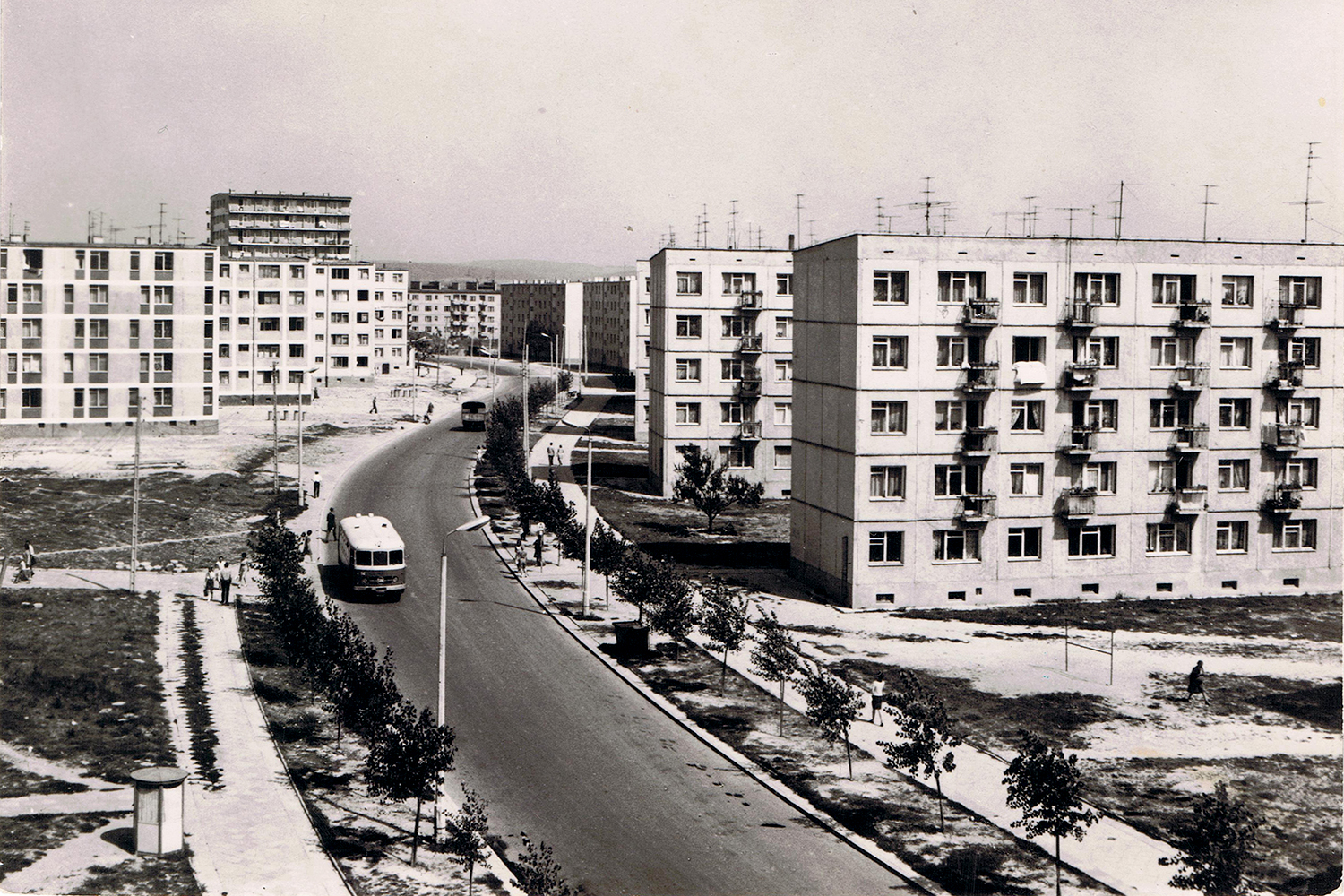 Kielce. Ulica Jagiellońska. Lata 1965-1968 / źródło: fotopolska.eu