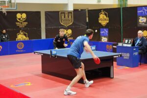 Trudny mecz i wygrana za dwa punkty Polonii - Radio Kielce Mecz 10. kolejki Lotto Superligi tenisistów stołowych: KTS Gliwice - TTcup.com Polonia Wąchock / Fot. Maciej Makuła - Radio Kielce