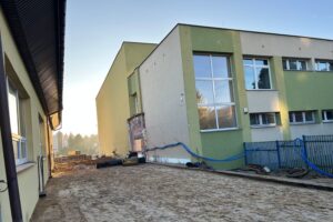 Zmieni się jędrzejowska pływalnia - Radio Kielce Jędrzejów. Prace przy rozbudowie Pływalni Miejskiej / Fot. Marcin Marszałek - Radio Kielce