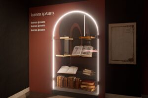 Zamek w Stopnicy. Wizualizacja wystawy historycznej / źródło: Miasto i Gmina Stopnica