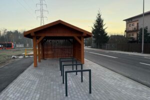 Ostrowiec Świętokrzyski. Miejsce Obsługi Rowerzystów/ Fot. Artur Łakomiec - Facebook