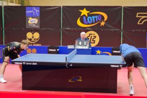 Trudny mecz i wygrana za dwa punkty Polonii - Radio Kielce Mecz 10. kolejki Lotto Superligi tenisistów stołowych: KTS Gliwice - TTcup.com Polonia Wąchock / Fot. Maciej Makuła - Radio Kielce