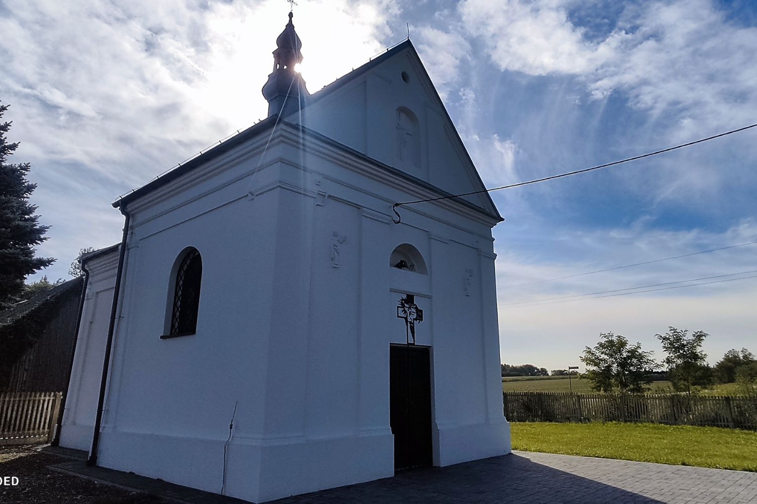 Kaplica, przy której zatrzymał się Piłsudski odzyskała dawny blask