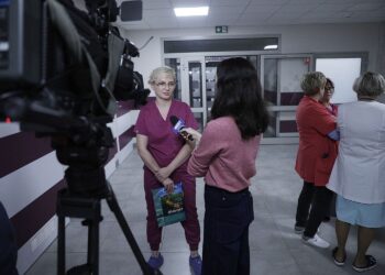 01.12.2025. Kielce. Szpital MSWiA. Inauguracja kampanii „Stop przemocy wobec medyków” / Fot. Jarosław Kubalski - Radio Kielce