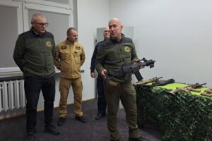 Ćmielów. Strzelnica wirtualna / Fot. Anna Głąb - Radio Kielce