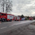 05.12.2025. Rozgół. Kolizja / źródło: PSP Końskie