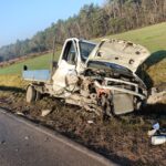 19.12.2025. Chełmce. Wypadek / źródło: policja