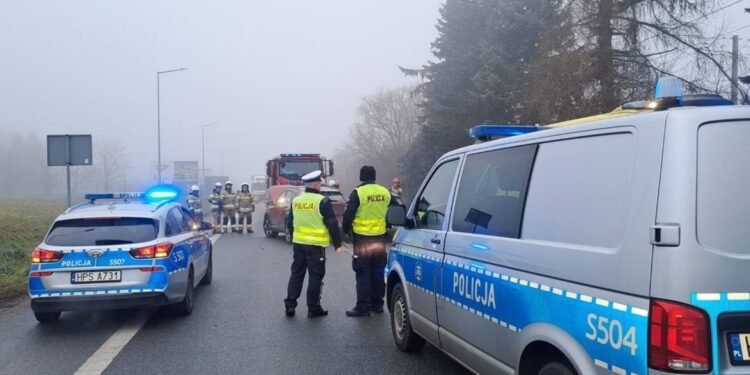 Wypadek w Sandomierzu. Kierująca trafiła do szpitala