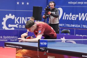 21.12.2025. Suchedniów. Mecz Bank Spółdzielczy Orlicz 1924 Suchedniów - TTC Sokah Hoboken / Fot. Maciej Makuła - Radio Kielce