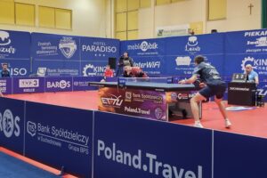 21.12.2025. Suchedniów. Mecz Bank Spółdzielczy Orlicz 1924 Suchedniów - TTC Sokah Hoboken / Fot. Maciej Makuła - Radio Kielce