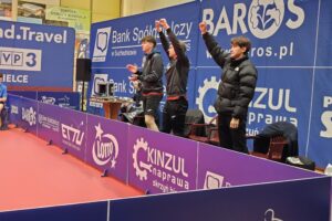 21.12.2025. Suchedniów. Mecz Bank Spółdzielczy Orlicz 1924 Suchedniów - TTC Sokah Hoboken / Fot. Maciej Makuła - Radio Kielce