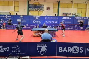 21.12.2025. Suchedniów. Mecz Bank Spółdzielczy Orlicz 1924 Suchedniów - TTC Sokah Hoboken / Fot. Maciej Makuła - Radio Kielce