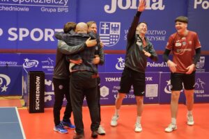 21.12.2025. Suchedniów. Mecz Bank Spółdzielczy Orlicz 1924 Suchedniów - TTC Sokah Hoboken / Fot. Maciej Makuła - Radio Kielce