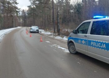 30.12.2025. Dąbrowa. Wypadek / Fot. policja