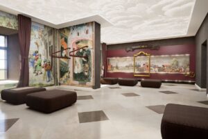 Zamek w Stopnicy. Wizualizacja wystawy historycznej / źródło: Miasto i Gmina Stopnica