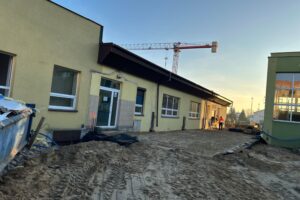 Zmieni się jędrzejowska pływalnia - Radio Kielce Jędrzejów. Prace przy rozbudowie Pływalni Miejskiej / Fot. Marcin Marszałek - Radio Kielce