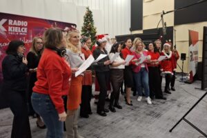 05.12.2025. Radio Kielce. Nagrania do pastorałki Radia Kielce / Fot. Oliwia Woźniak - Radio Kielce