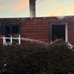 10.12.2025. Wielka Wieś. Pożar domu / Fot. Miasto i Gmina Wąchock - Facebook