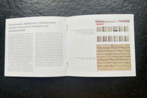 Płyta z utworami pochodzącymi ze zbiorów sandomierskich benedyktynek / Fot. Grażyna Szlęzak-Wójcik - Radio Kielce