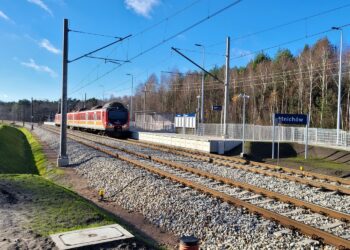 Przystanek kolejowy w Michniowie / źródło: Polskie Linie Kolejowe S.A. - Facebook