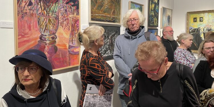 Wystawa w sandomierskim BWA - Radio Kielce Sandomierz. BWA. Wystawa / Fot. Grażyna Szlęzak-Wójcik - Radio Kielce