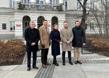 03.12.2025. Kielce. Konferencja radnych Koalicji Obywatelskiej / Fot. Konrad Chruściel - Radio Kielce
