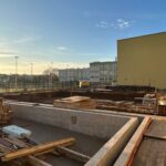 Jędrzejów. Prace przy rozbudowie Pływalni Miejskiej / Fot. Marcin Marszałek - Radio Kielce