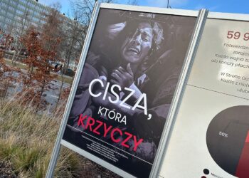 „Cisza, która krzyczy” przemówiła w Ogrodzie Wolności - Radio Kielce 15.12.2025. Kielce. Ogród Wolności. Wystawa „Cisza, która krzyczy” / Fot. Marcin Marszałek - Radio Kielce
