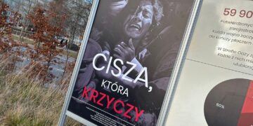 15.12.2025. Kielce. Ogród Wolności. Wystawa „Cisza, która krzyczy” / Fot. Marcin Marszałek - Radio Kielce