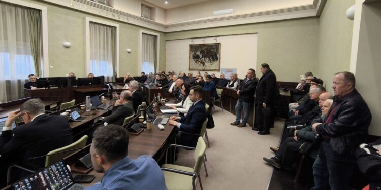 04.12.2025. Kielce. Sesja Rady Miasta Kielce / Fot. Dariusz Kuc - Radio Kielce