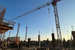 Zmieni się jędrzejowska pływalnia - Radio Kielce Jędrzejów. Prace przy rozbudowie Pływalni Miejskiej / Fot. Marcin Marszałek - Radio Kielce