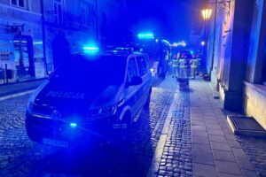 08.12.2025. Sandomierz. Pożar / Fot. PSP Sandomierz