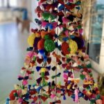 Warsztaty tworzenia pająków ludowych / źródło: Biblioteka Centrum Kultury w Nowym Korczynie