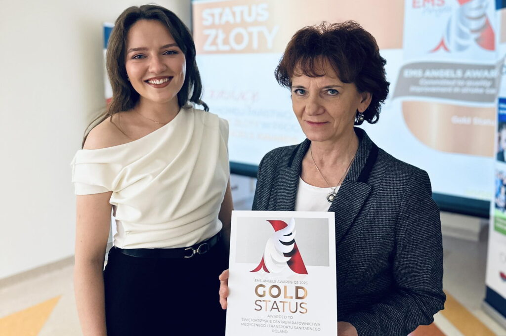 Świętokrzyskie pogotowie z prestiżową odznaką - Radio Kielce Świętokrzyskie pogotowie z prestiżową odznaką