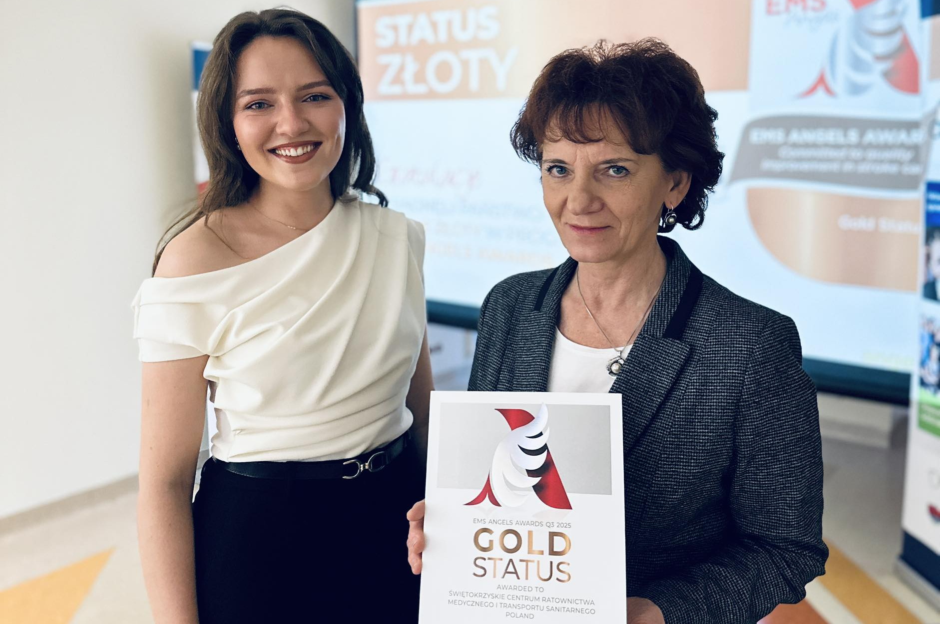 Świętokrzyskie pogotowie z prestiżową odznaką