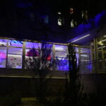 01.12.2025. Radio Kielce. Niebieskie światło / Fot. Wiktor Taszłow - Radio Kielce