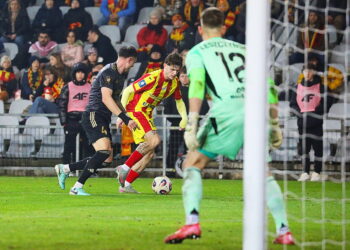 08.12.2025. Kielce. Mecz 18. kolejki PKO BP Ekstraklasy: Korona Kielce - Wisła Płock / Fot. Wiktor Taszłow - Radio Kielce