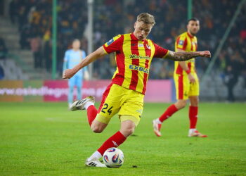 08.12.2025. Kielce. Mecz 18. kolejki PKO BP Ekstraklasy: Korona Kielce - Wisła Płock / Fot. Wiktor Taszłow - Radio Kielce