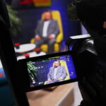 Audycja „Dzień dobry, to Ja! Rozmowy inne niż wszystkie w Radiu Kielce”. Ksiądz Mariusz Zakrzewski / Fot. Wiktor Taszłow – Radio Kielce