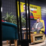 Audycja „Dzień dobry, to Ja! Rozmowy inne niż wszystkie w Radiu Kielce”. Ksiądz Mariusz Zakrzewski / Fot. Wiktor Taszłow – Radio Kielce