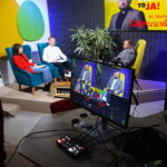 Audycja „Dzień dobry, to Ja! Rozmowy inne niż wszystkie w Radiu Kielce”. Ksiądz Mariusz Zakrzewski / Fot. Wiktor Taszłow – Radio Kielce