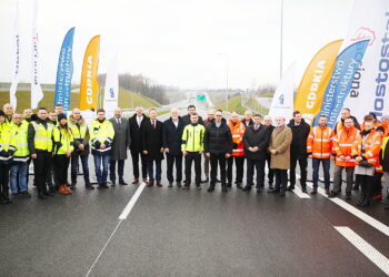 Opatów. Otwarcie obwodnicy miasta - Radio Kielce 11.12.2025. Opatów. Otwarcie obwodnicy miasta. / Fot. Wiktor Taszłow - Radio Kielce