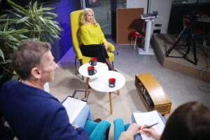 Audycja „Dzień dobry, to Ja! Rozmowy inne niż wszystkie w Radiu Kielce”. Magdalena Idzik / Fot. Wiktor Taszłow – Radio Kielce